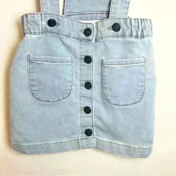 Tucker + Tate Girls Denim Jumper with Pockets Size 4 - Picture 3 of 9